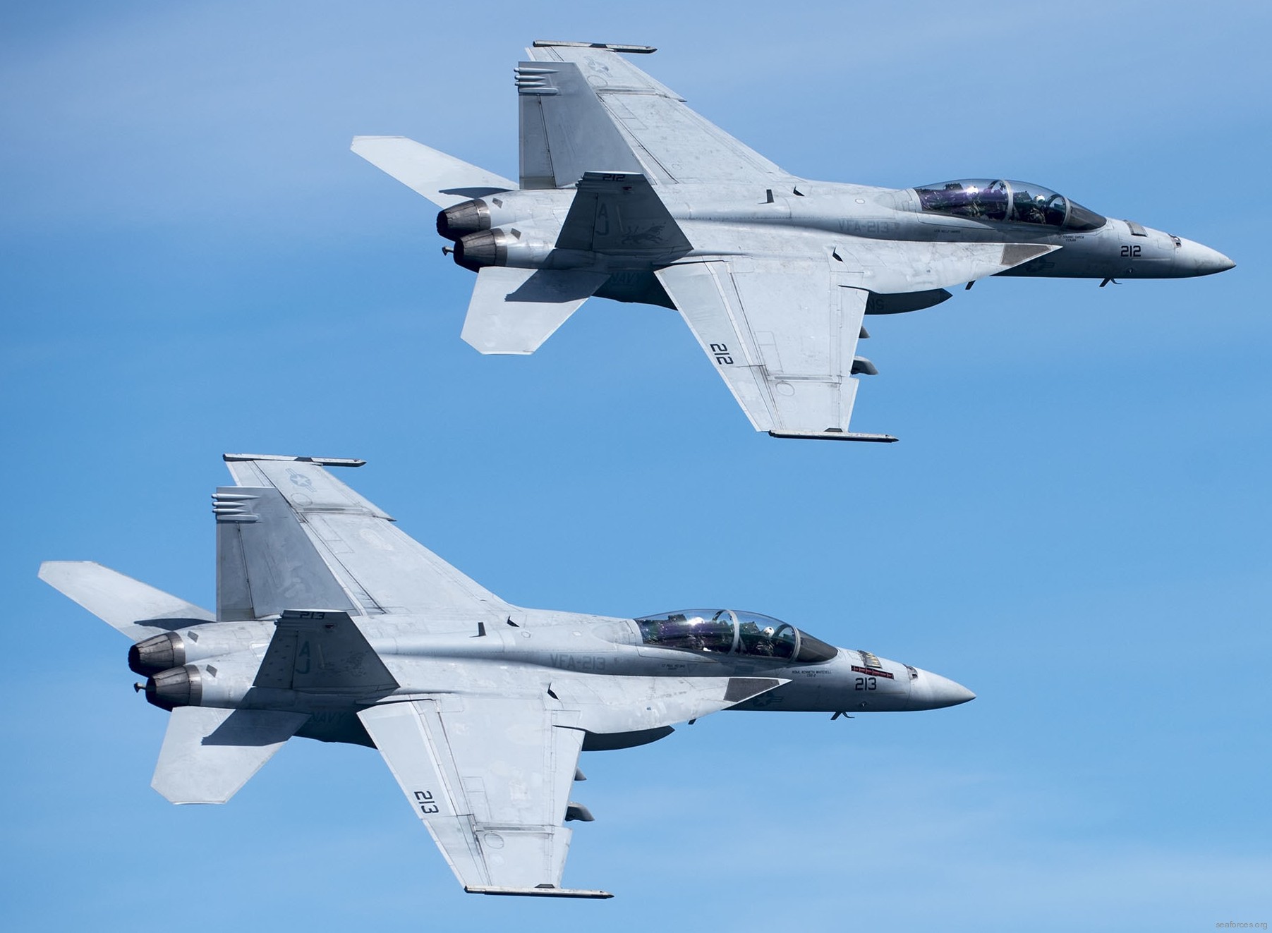 vfa-213 black lions strike fighter squadron us navy f/a-18f super hornet cvw-8 uss george h. w. bush cvn-77 109