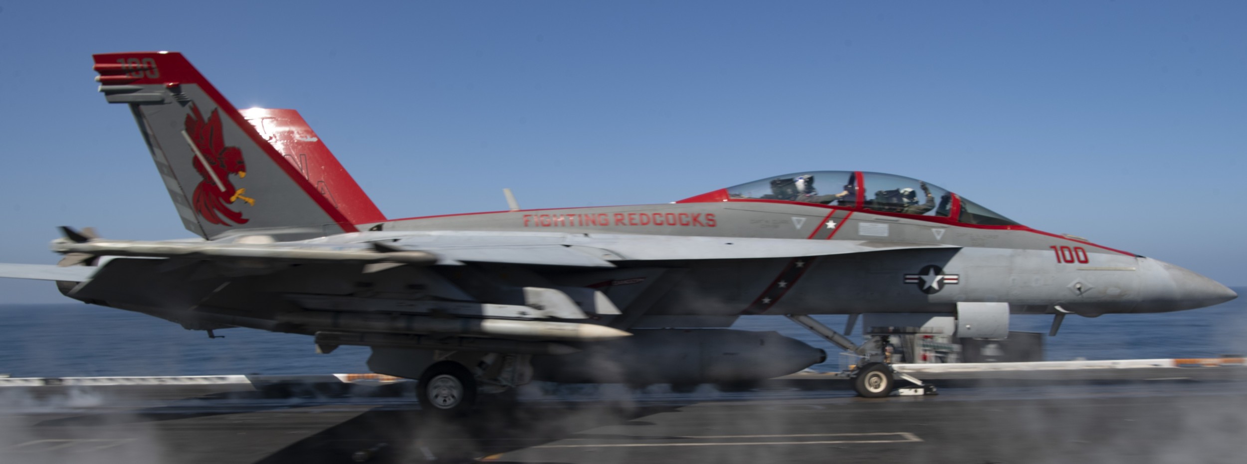 vfa-22 fighting redcocks strike fighter squadron f/a-18f super hornet cvn-68 uss nimitz cvw-17 us navy 96