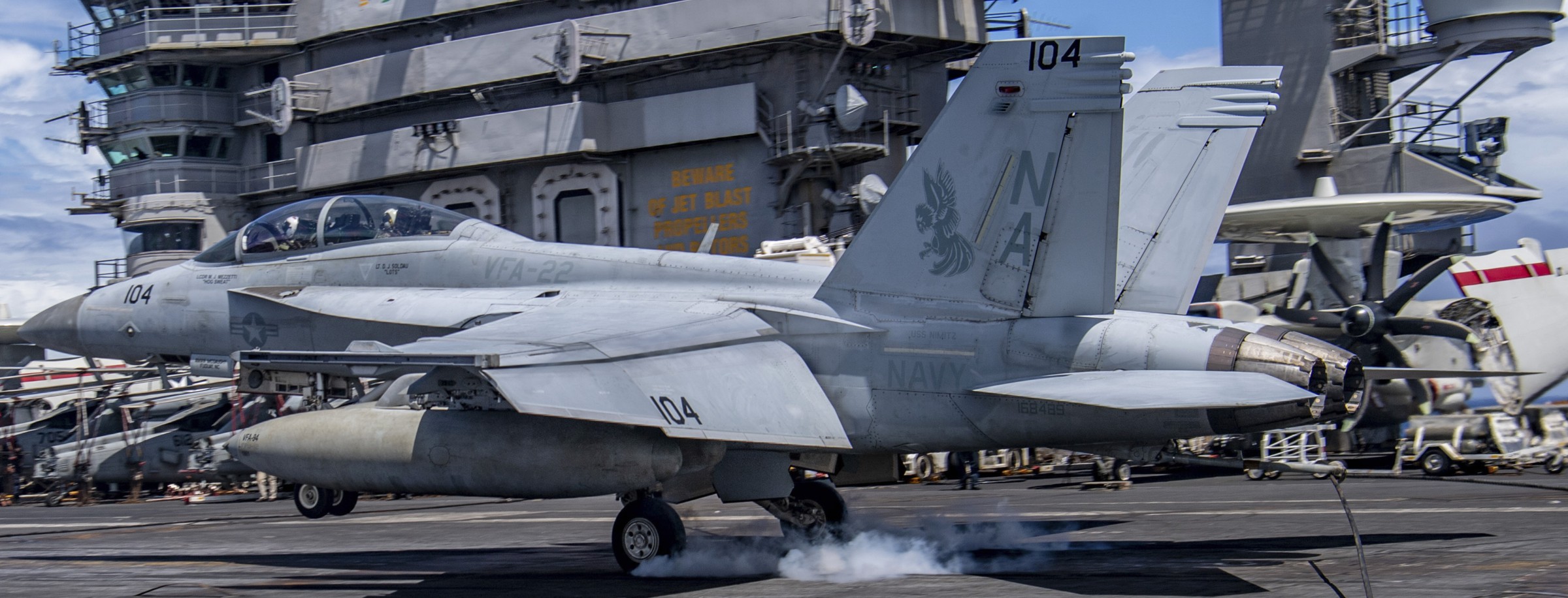 vfa-22 fighting redcocks strike fighter squadron f/a-18f super hornet cvw-17 cvn-68 uss nimitz 167