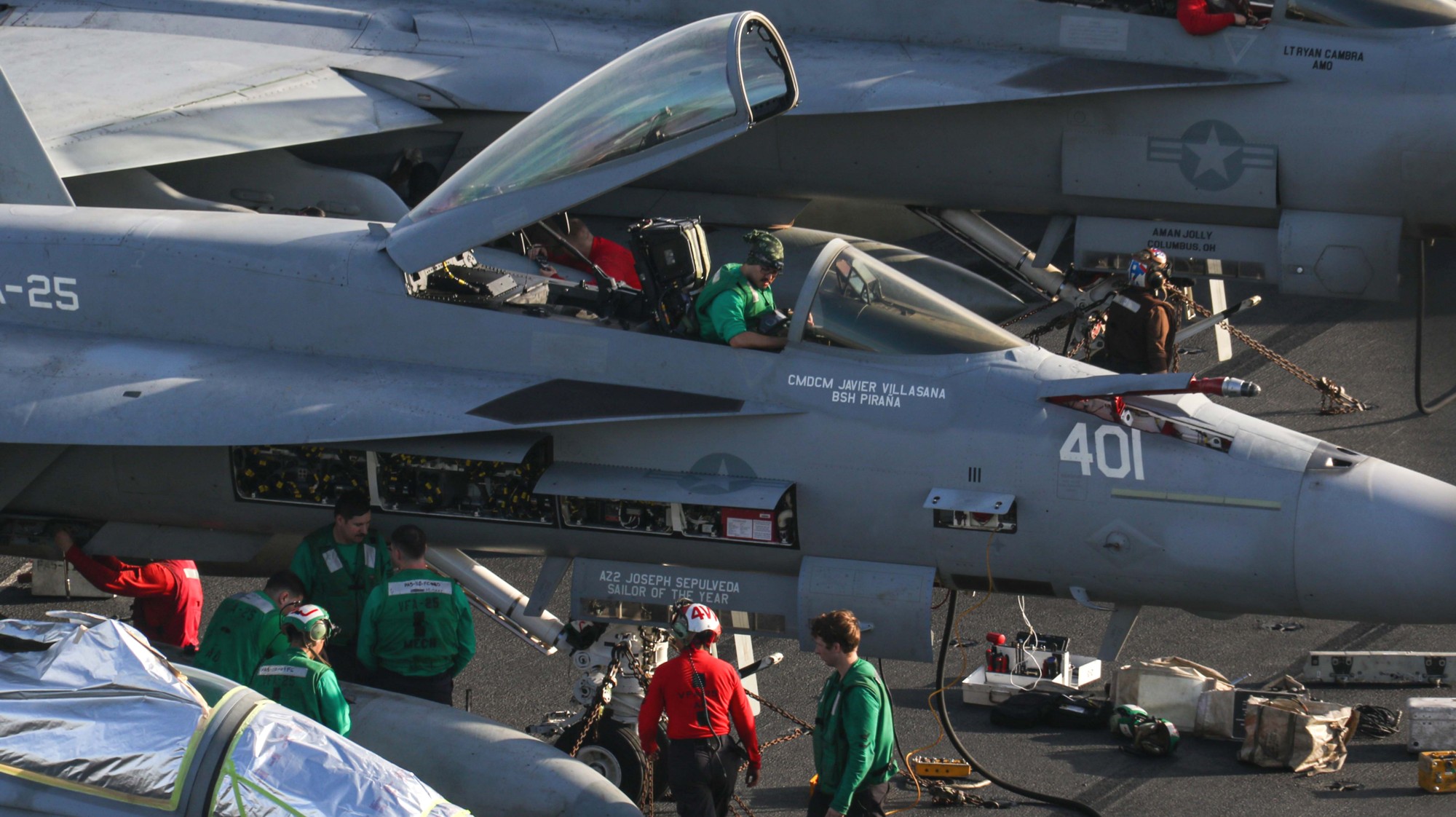 vfa-25 fist of the fleet strike fighter squadron f/a-18e super hornet cvw-11 cvn-71 uss theodore roosevelt 2024 79