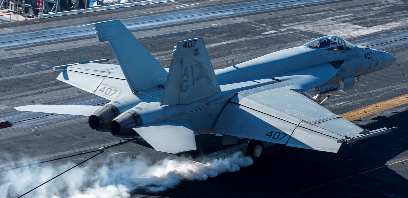 vfa-25 fist of the fleet strike fighter squadron f/a-18e super hornet cvn-75 uss harry s. truman cvw-7 us navy 18p