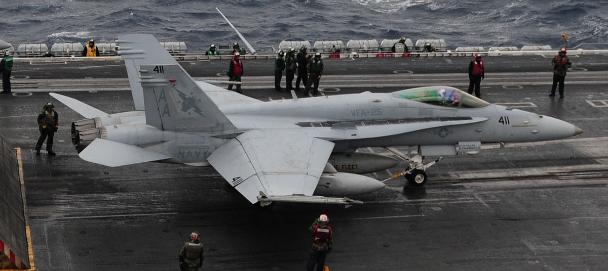 vfa-25 fist of the fleet strike fighter squadron f/a-18c hornet cvn-70 uss carl vinson cvw-17 us navy 68p