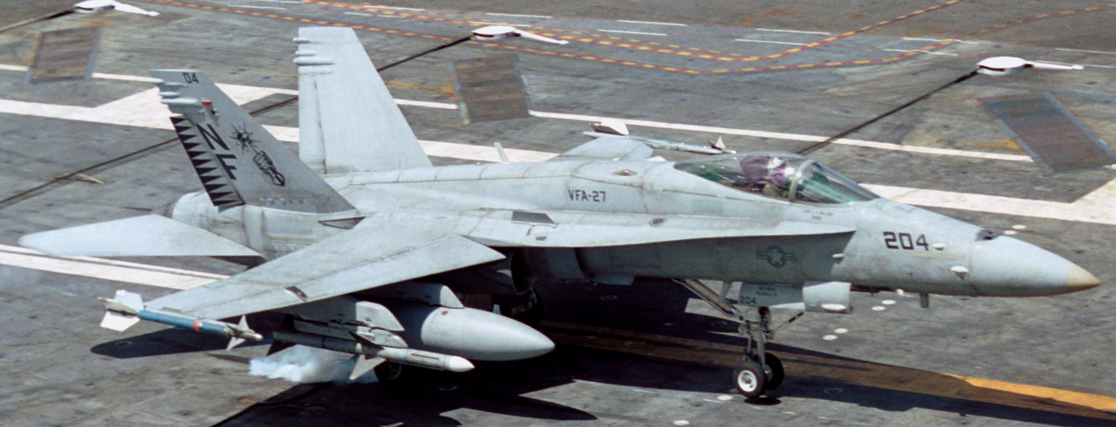 vfa-27 royal maces strike fighter squadron f/a-18c hornet cv-63 uss kitty hawk cvw-5 us navy 05