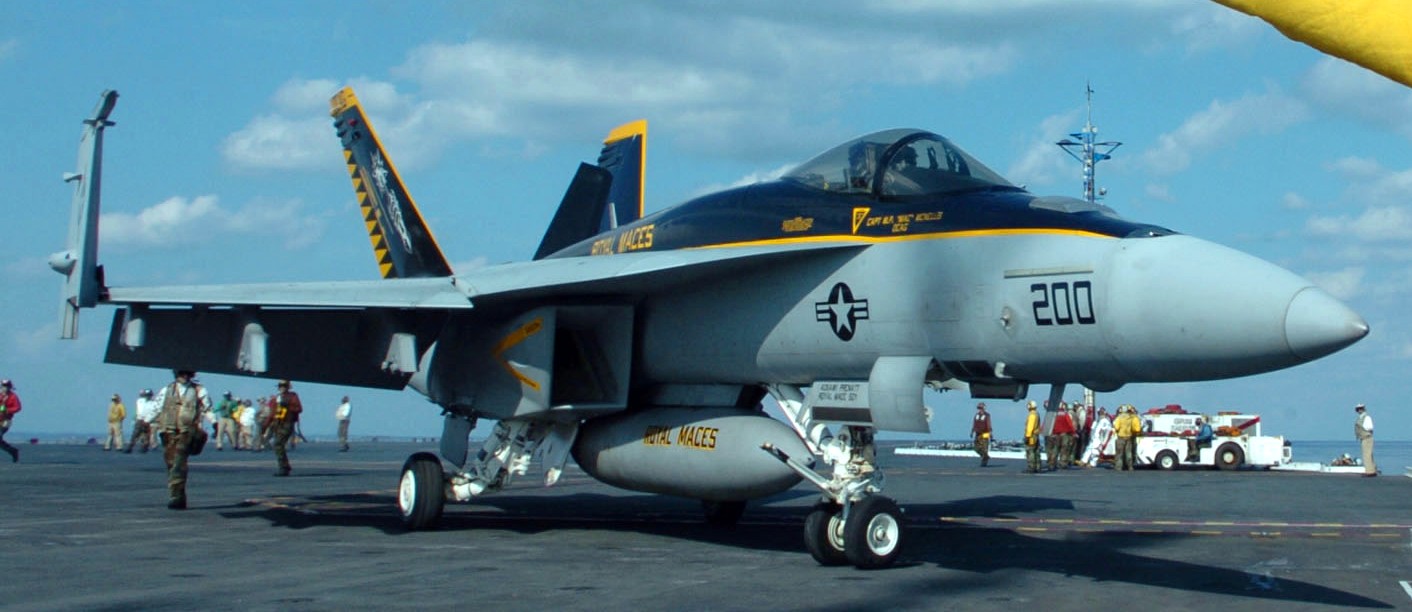 vfa-27 royal maces strike fighter squadron f/a-18e super hornet cv-63 uss kitty hawk cvw-5 us navy 146p