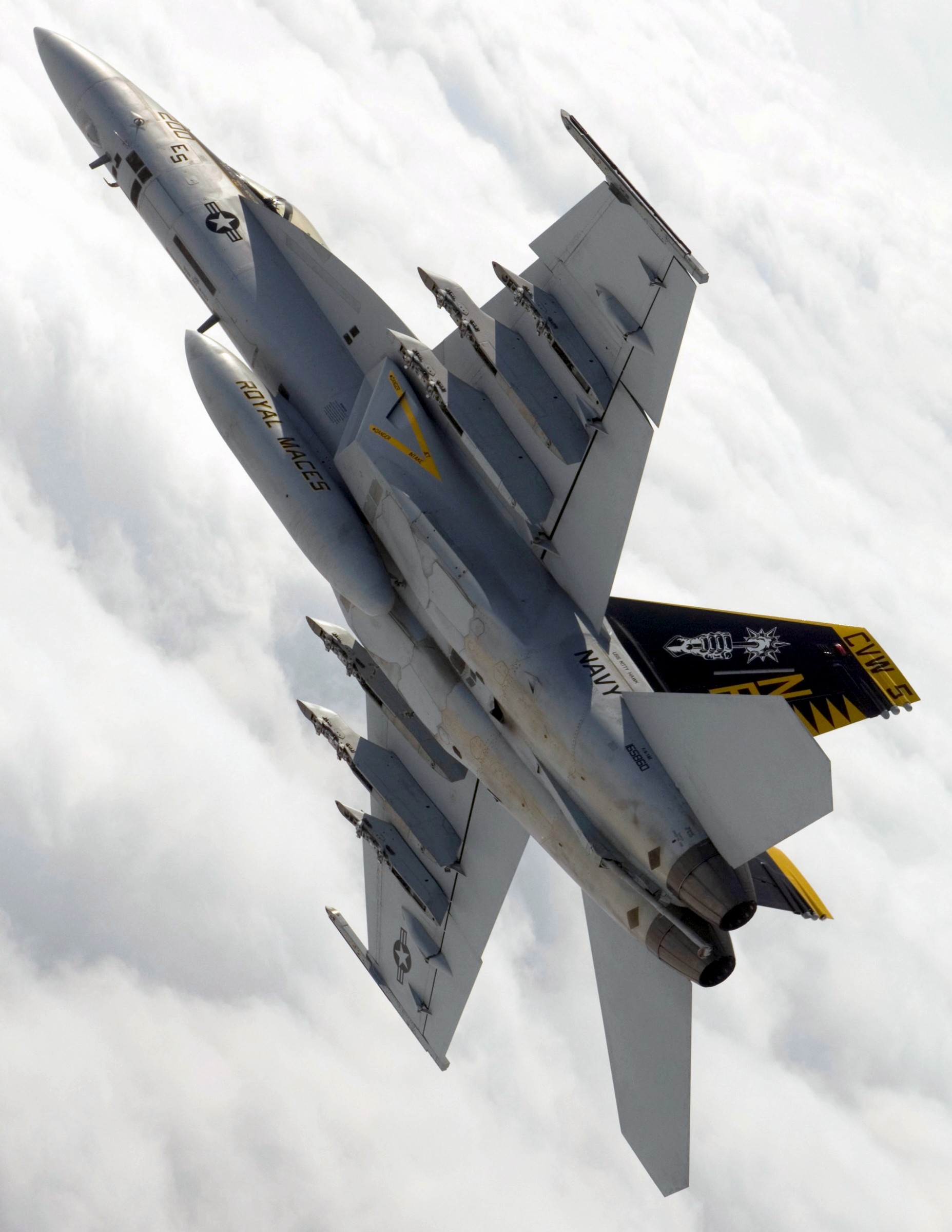 vfa-27 royal maces strike fighter squadron f/a-18e super hornet cv-63 uss kitty hawk cvw-5 us navy 173p