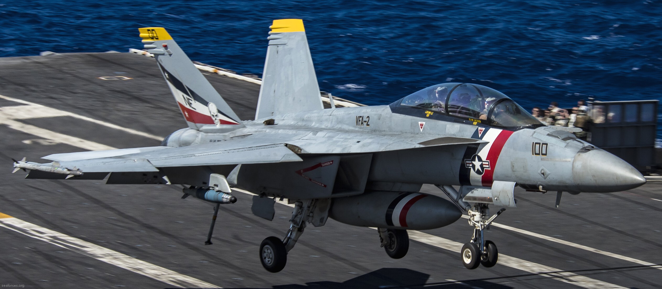 vfa-2 bounty hunters strike fighter squadron us navy f/a-18f super hornet carrier air wing cvw-2 uss carl vinson cvn-70 43