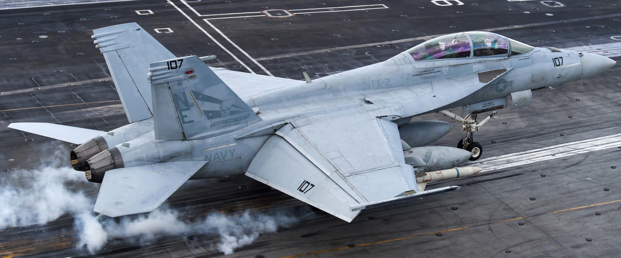 vfa-2 bounty hunters strike fighter squadron us navy f/a-18f super hornet carrier air wing cvw-2 uss carl vinson cvn-70 94