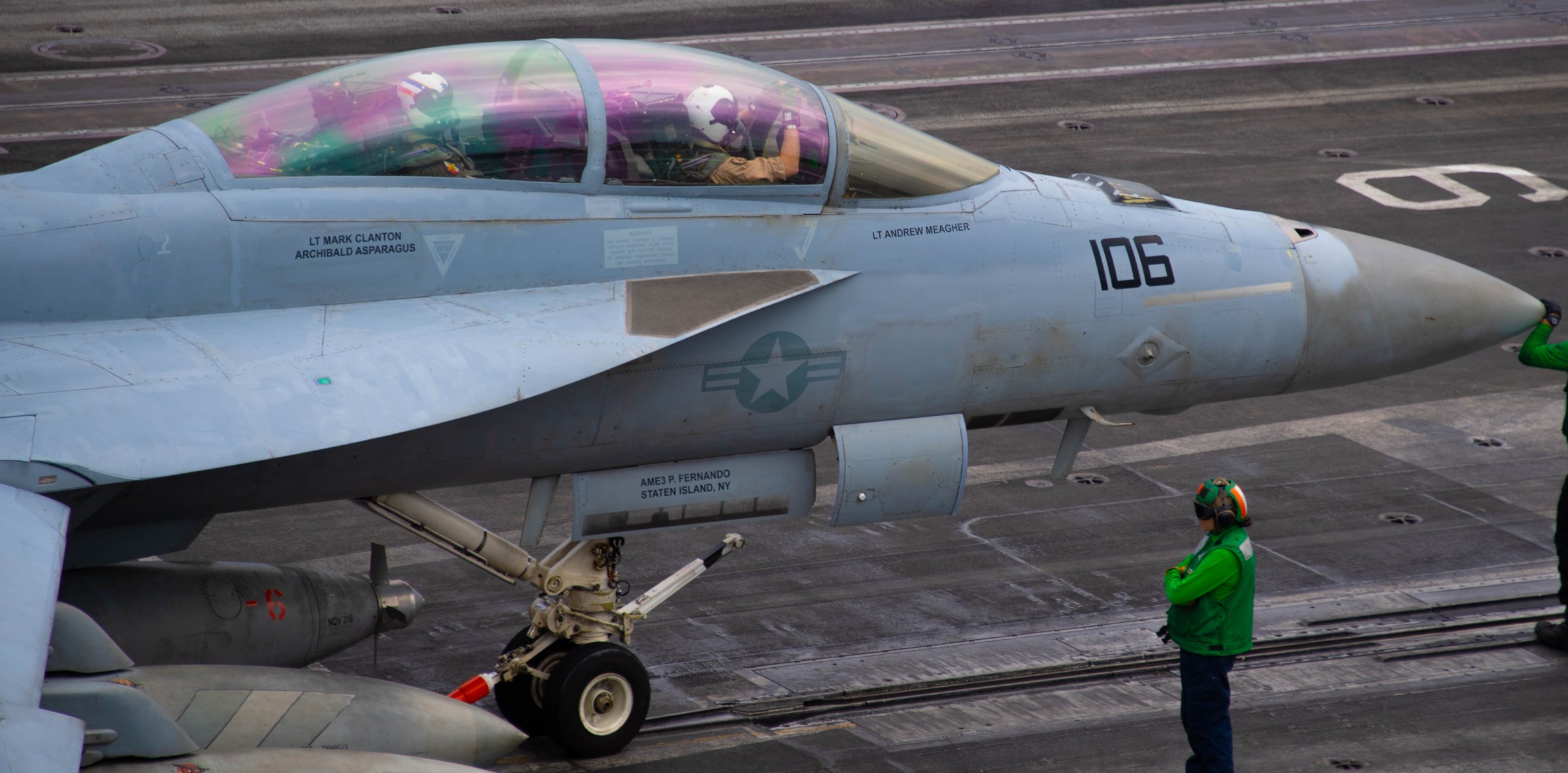 vfa-2 bounty hunters strike fighter squadron us navy f/a-18f super hornet carrier air wing cvw-2 uss carl vinson cvn-70 103