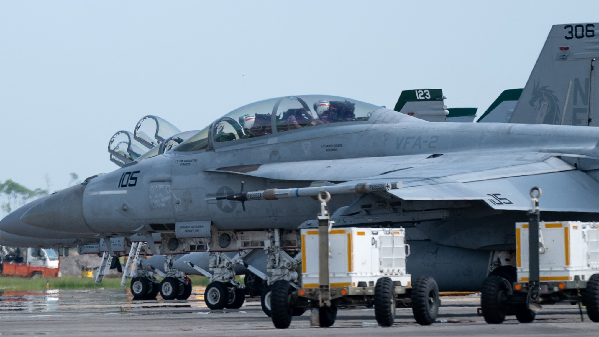 vfa-2 bounty hunters strike fighter squadron us navy f/a-18f super hornet tyndall afb florida wsep east 127