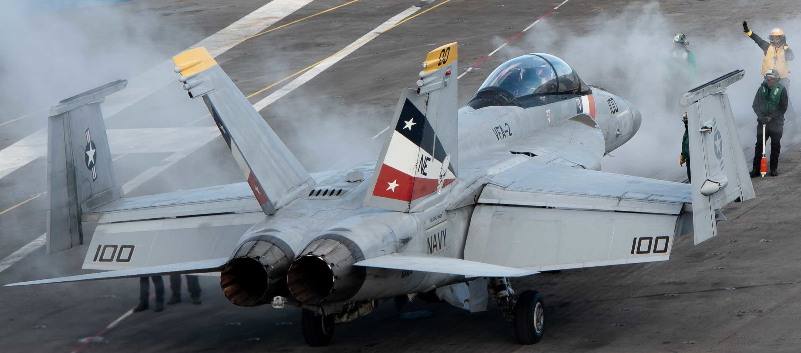 vfa-2 bounty hunters strike fighter squadron us navy f/a-18f super hornet carrier air wing cvw-2 uss carl vinson cvn-70 128
