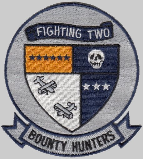 vfa-2 bounty hunters insignia crest patch badge strike fighter squadron us navy 05p