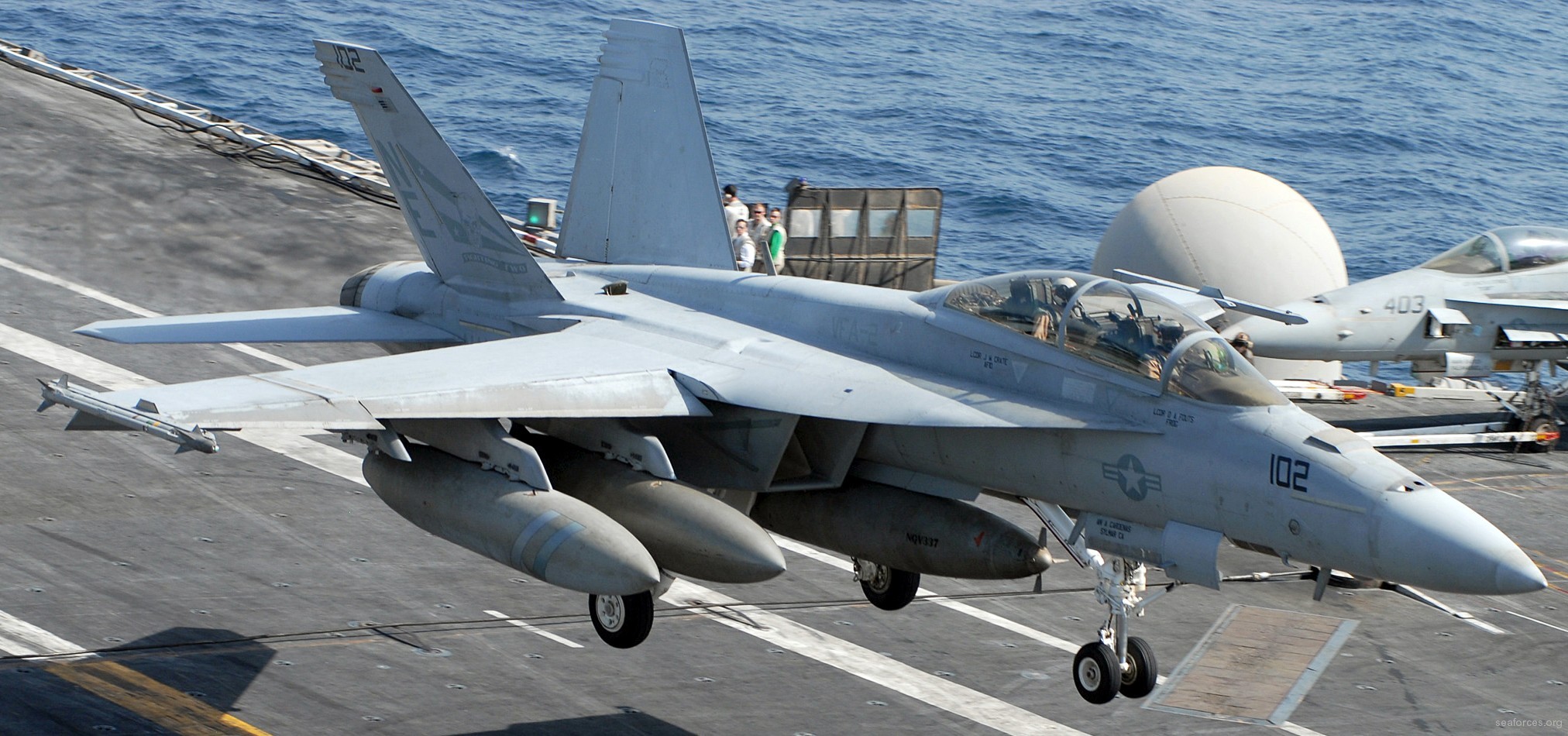 vfa-2 bounty hunters strike fighter squadron us navy f/a-18f super hornet carrier air wing cvw-2 uss abraham lincoln cvn-72 77