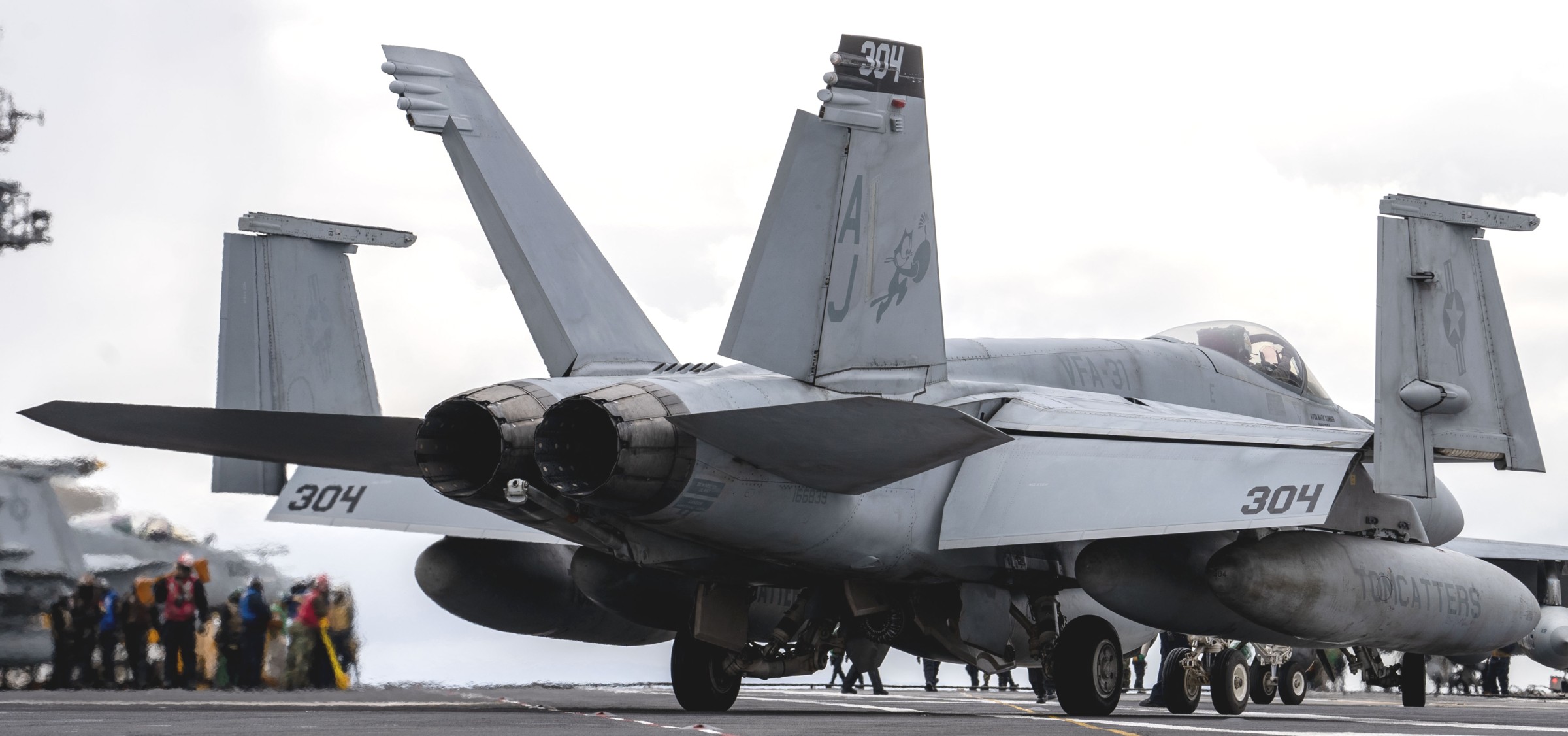 vfa-31 tomcatters strike fighter squadron f/a-18e super hornet cvw-8 cvn-78 uss gerald r. ford 108