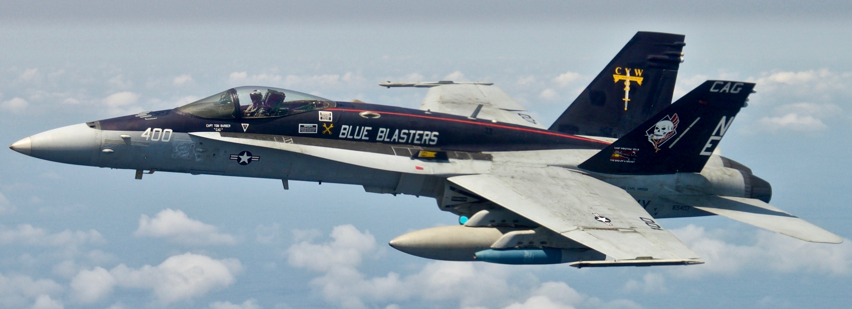 vfa-34 blue blasters strike fighter squadron f/a-18c hornet cvn-70 uss carl vinson cvw-2 us navy 53