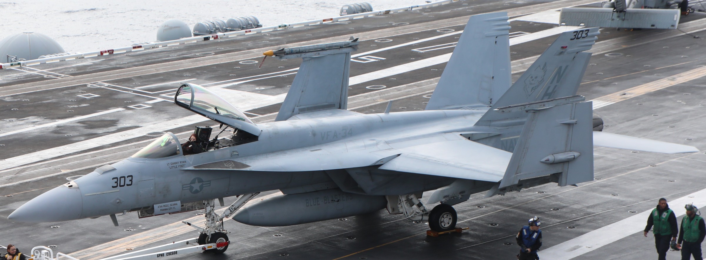 vfa-34 blue blasters strike fighter squadron f/a-18e super hornet cvw-11 cvn-71 uss theodore roosevelt 2023 116