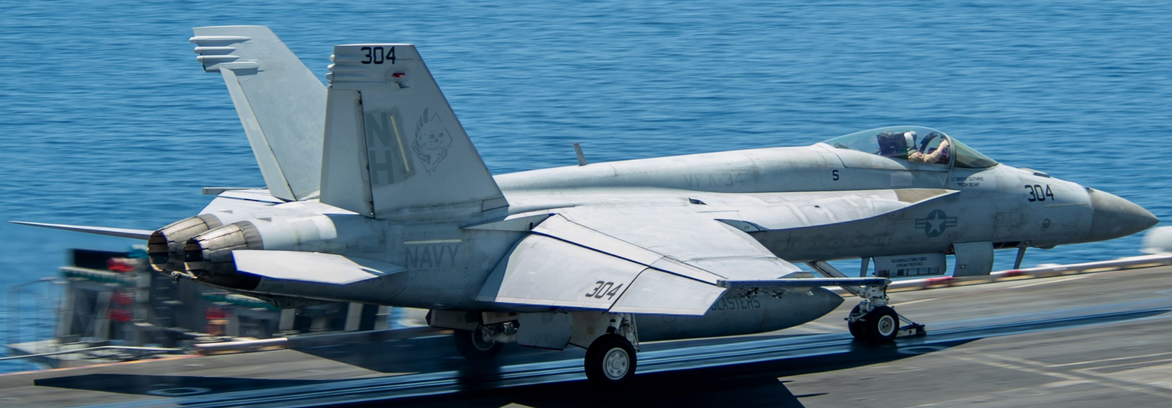 vfa-34 blue blasters strike fighter squadron f/a-18e super hornet cvw-11 cvn-71 uss theodore roosevelt 2024 123