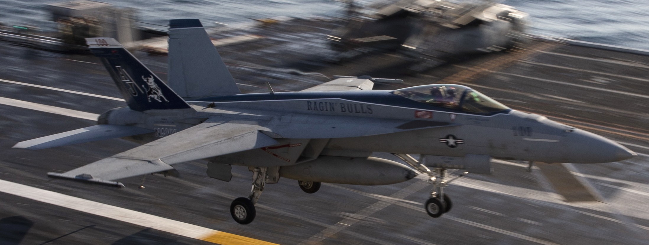 vfa-37 ragin' bulls strike fighter squadron f/a-18e super hornet cvw-8 uss gerald r. ford cvn-78 us navy 101