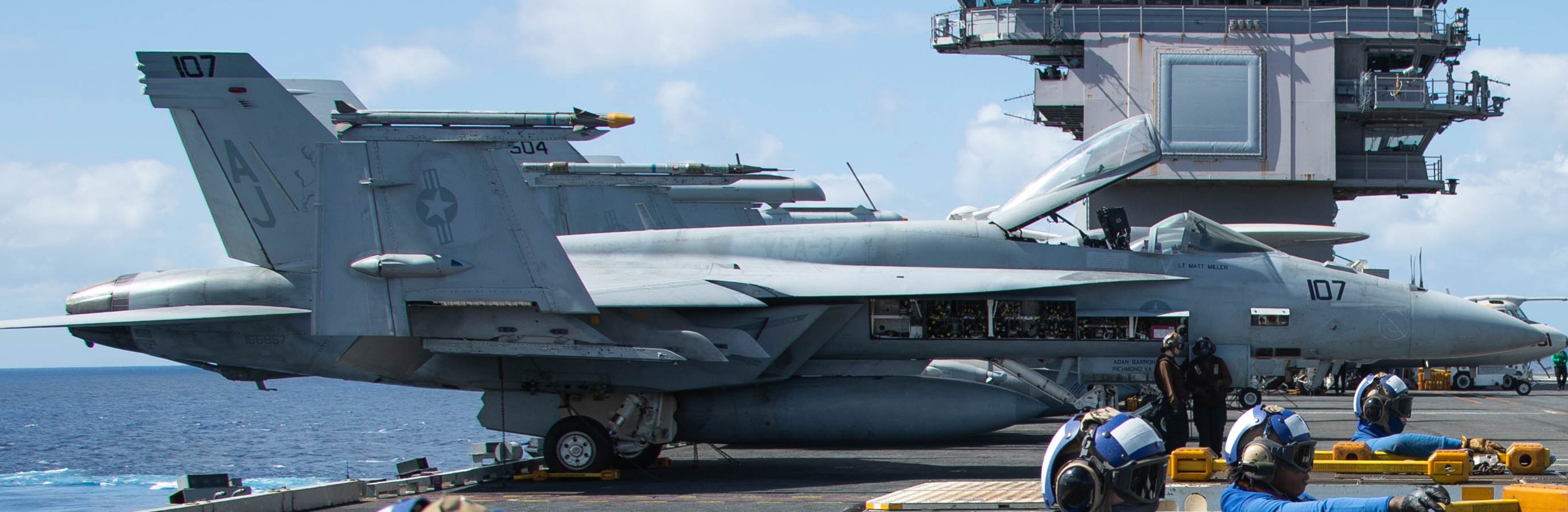 vfa-37 ragin' bulls strike fighter squadron f/a-18e super hornet cvw-8 cvn-78 uss gerald r. ford 115