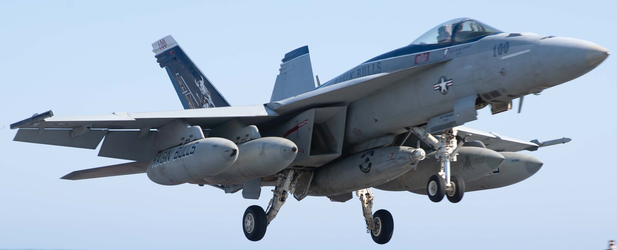 vfa-37 ragin' bulls strike fighter squadron f/a-18e super hornet cvw-8 cvn-78 uss gerald r. ford 2023 123