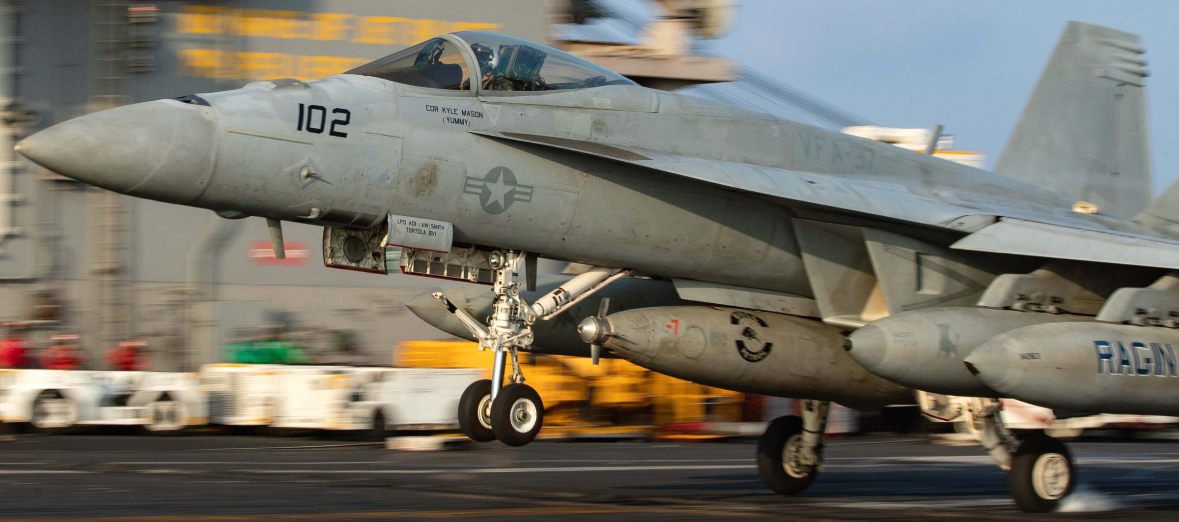 vfa-37 ragin' bulls strike fighter squadron f/a-18e super hornet cvw-8 cvn-78 uss gerald r. ford 127