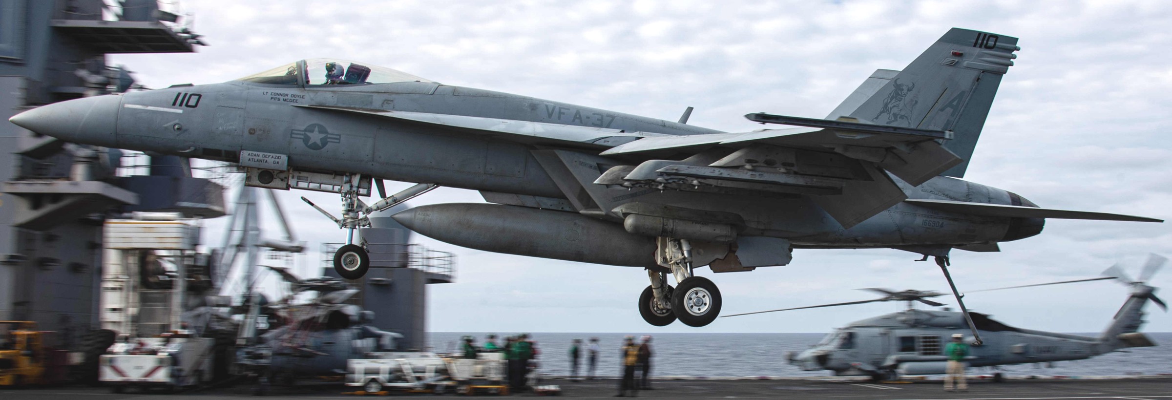 vfa-37 ragin' bulls strike fighter squadron f/a-18e super hornet cvw-8 cvn-78 uss gerald r. ford 130