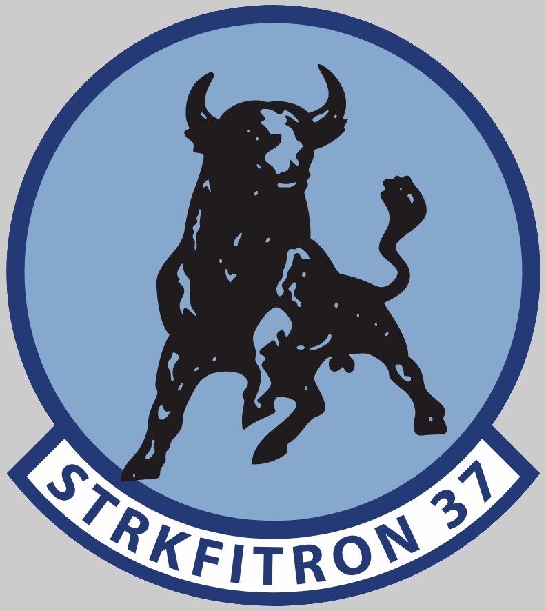 vfa-37 ragin' bulls insignia crest patch badge strike fighter squadron f/a-18e super hornet us navy 02x