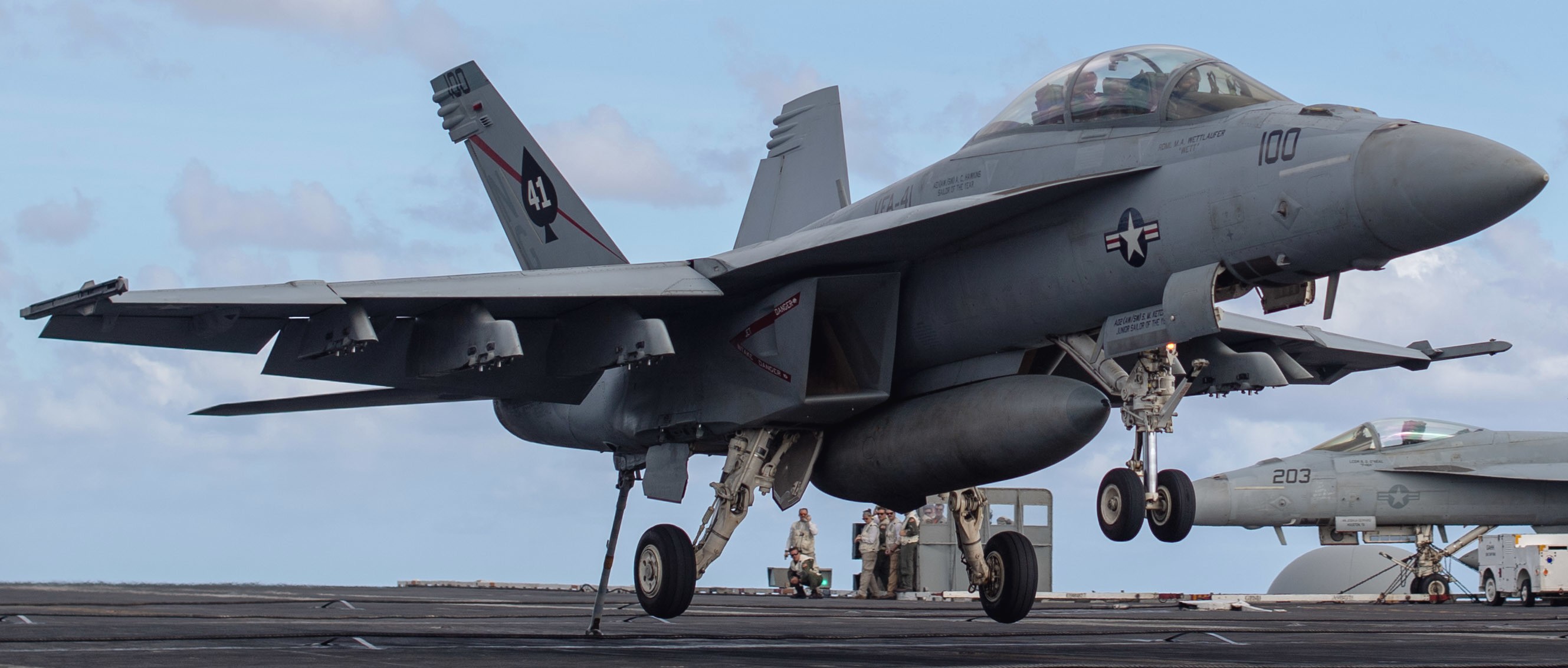 vfa-41 black aces strike fighter squadron f/a-18f super hornet cvw-9 cvn-70 uss john c. stennis us navy 53