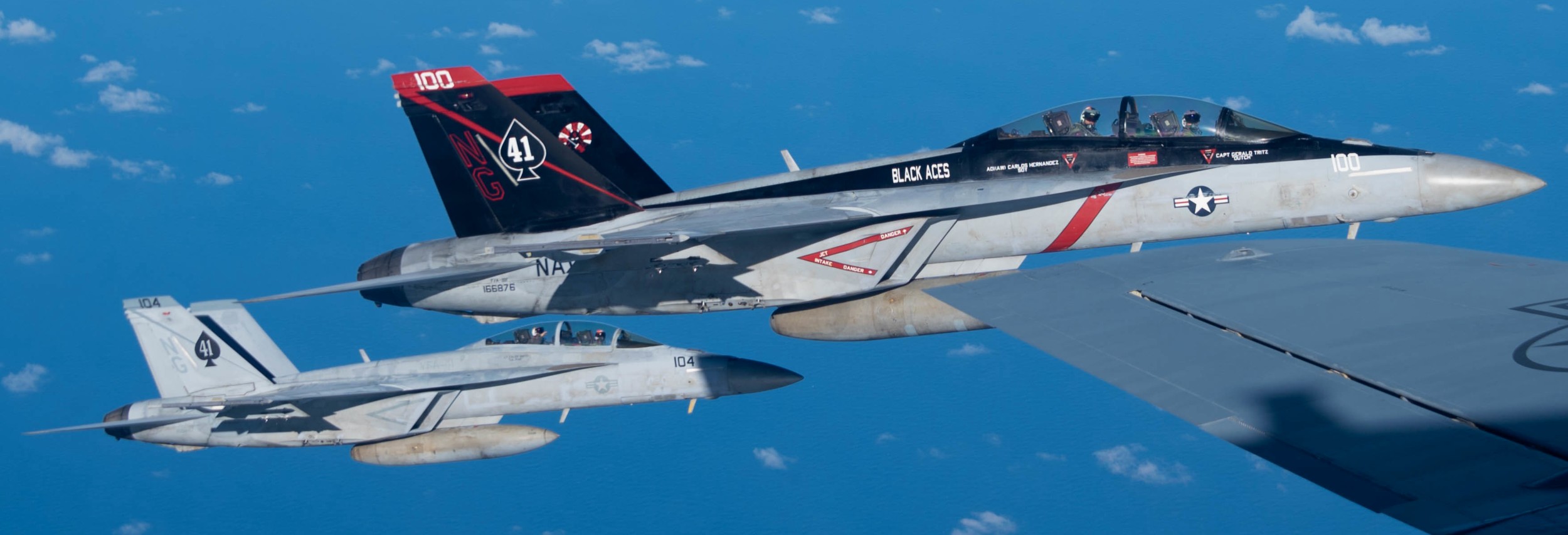 vfa-41 black aces strike fighter squadron f/a-18f super hornet cvw-9 cvn-72 uss abraham lincoln us navy rimpac 109