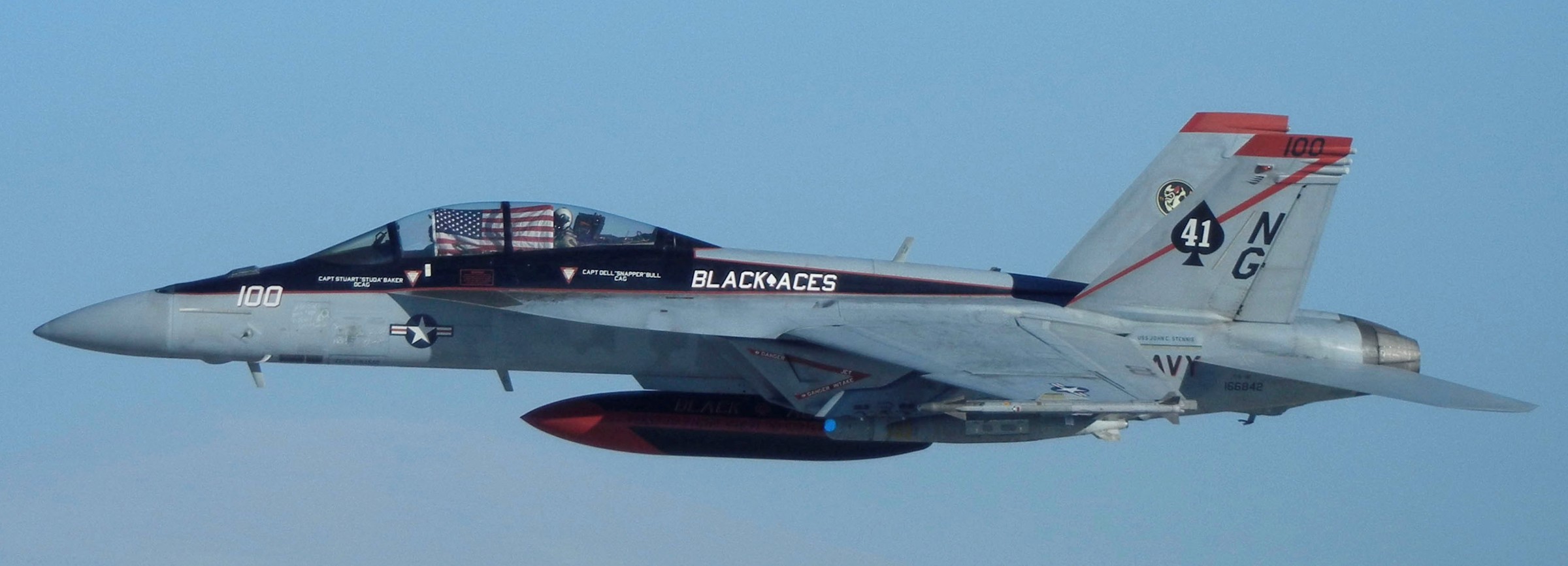 vfa-41 black aces strike fighter squadron f/a-18f super hornet cvw-9 cvn-70 uss john c. stennis us navy 84