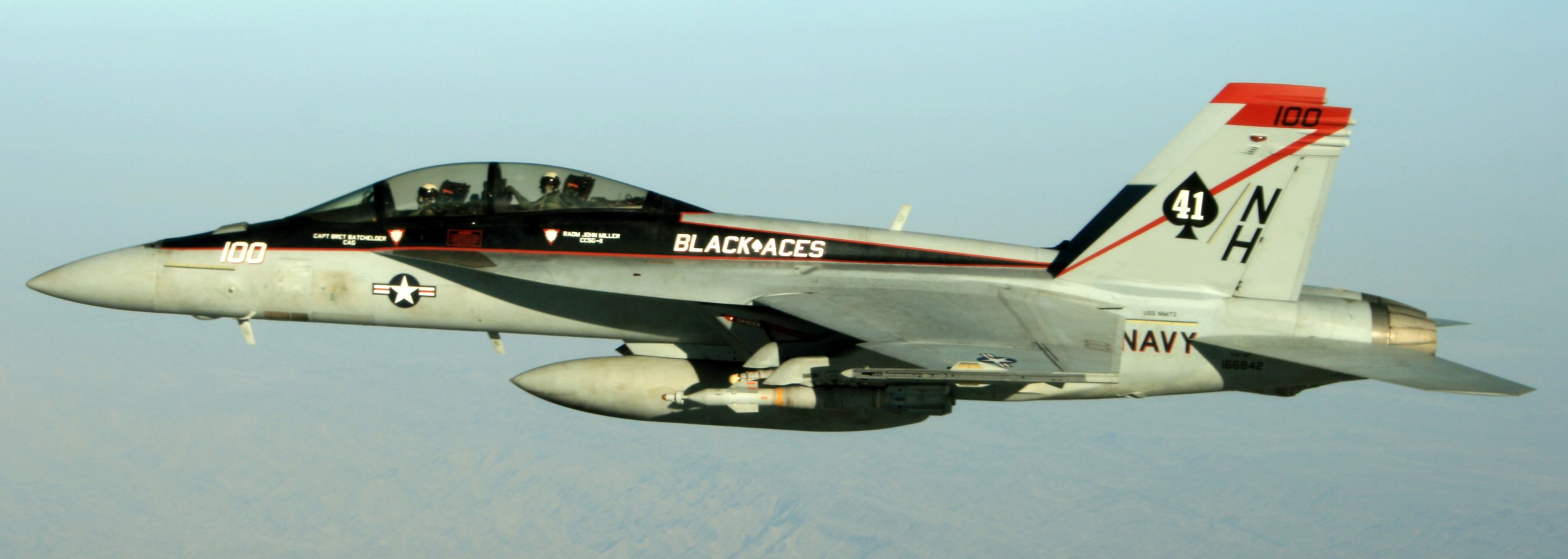 vfa-41 black aces strike fighter squadron f/a-18f super hornet cvw-11 cvn-68 uss nimitz us navy 125p