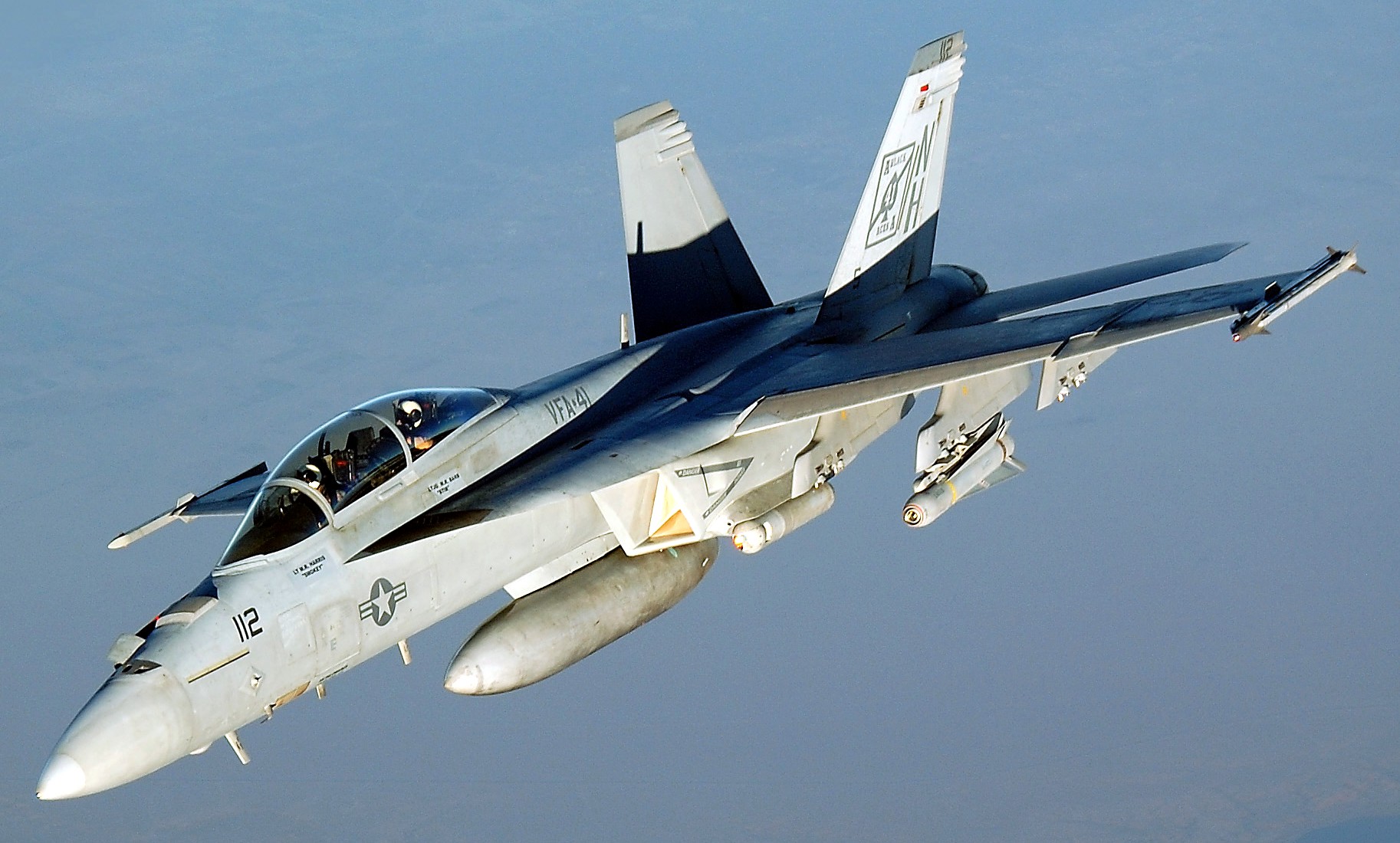 vfa-41 black aces strike fighter squadron f/a-18f super hornet cvw-11 cvn-68 uss nimitz us navy 163p