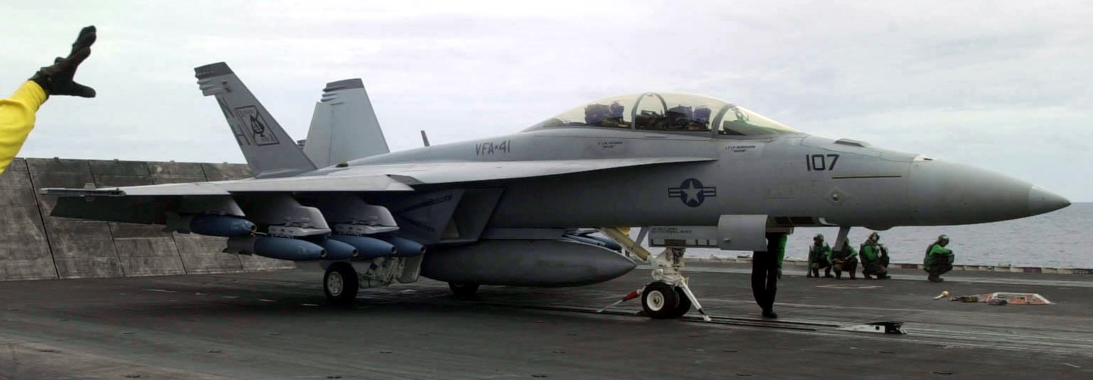 vfa-41 black aces strike fighter squadron f/a-18f super hornet cvw-11 cvn-68 uss nimitz us navy 174p
