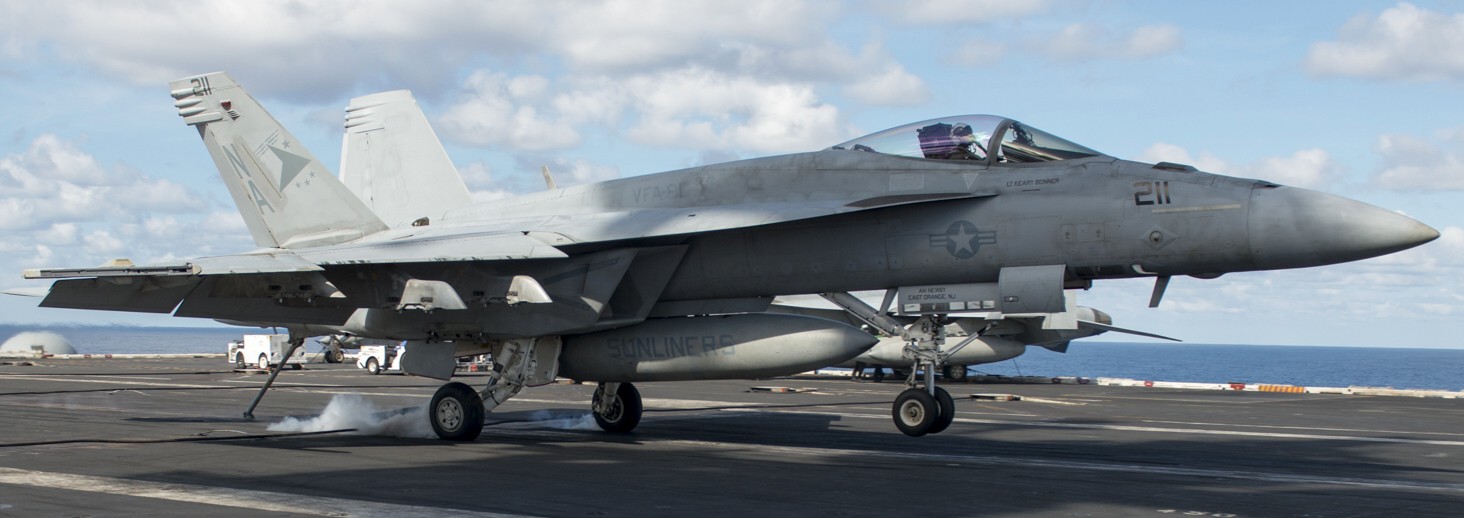 vfa-81 sunliners strike fighter squadron f/a-18e super hornet cvw-17 cvn-70 uss carl vinson 46