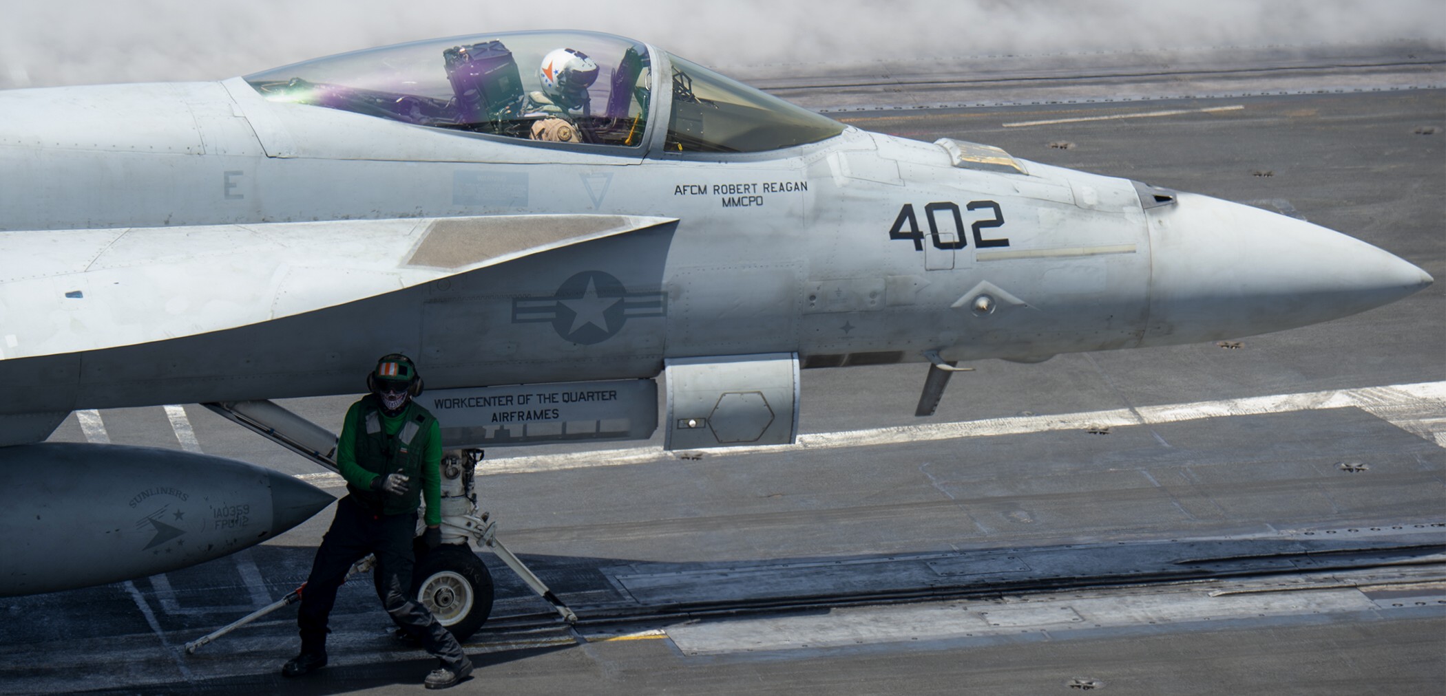 vfa-81 sunliners strike fighter squadron f/a-18e super hornet cvw-1 cvn-75 uss harry s. truman 73