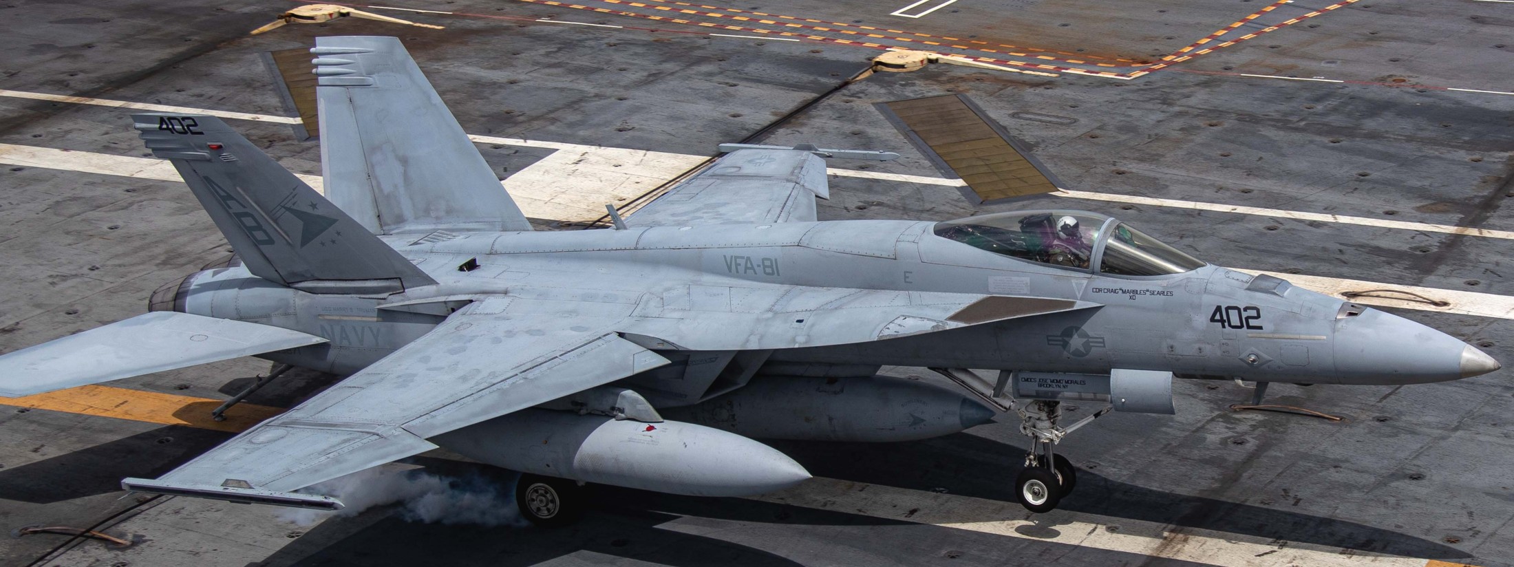 vfa-81 sunliners strike fighter squadron f/a-18e super hornet cvw-1 cvn-73 uss george washington 121