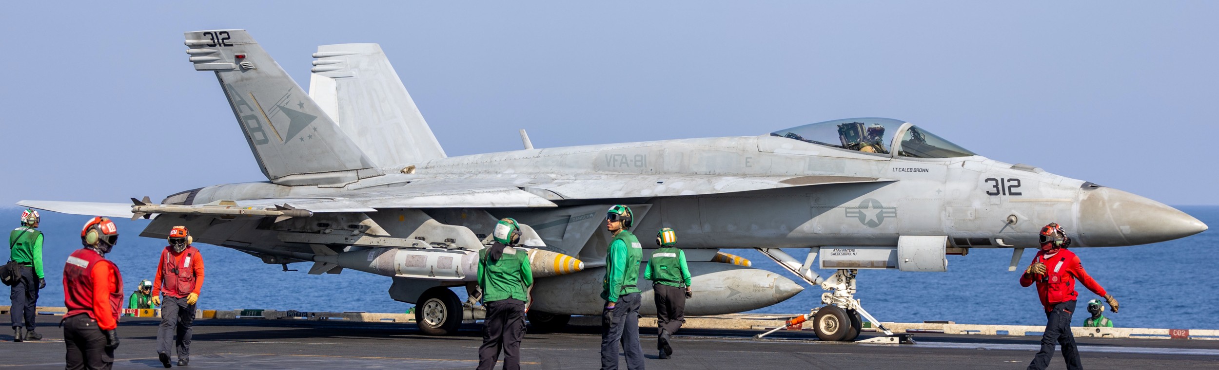 vfa-81 sunliners strike fighter squadron f/a-18e super hornet cvw-1 cvn-75 uss harry s. truman 2025 137