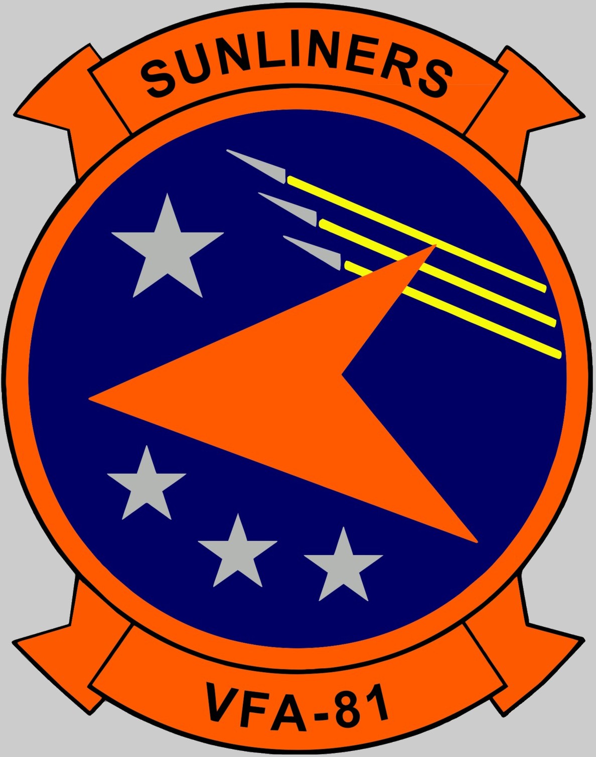 vfa-81 sunliners insignia crest patch strike fighter squadron us navy 03x