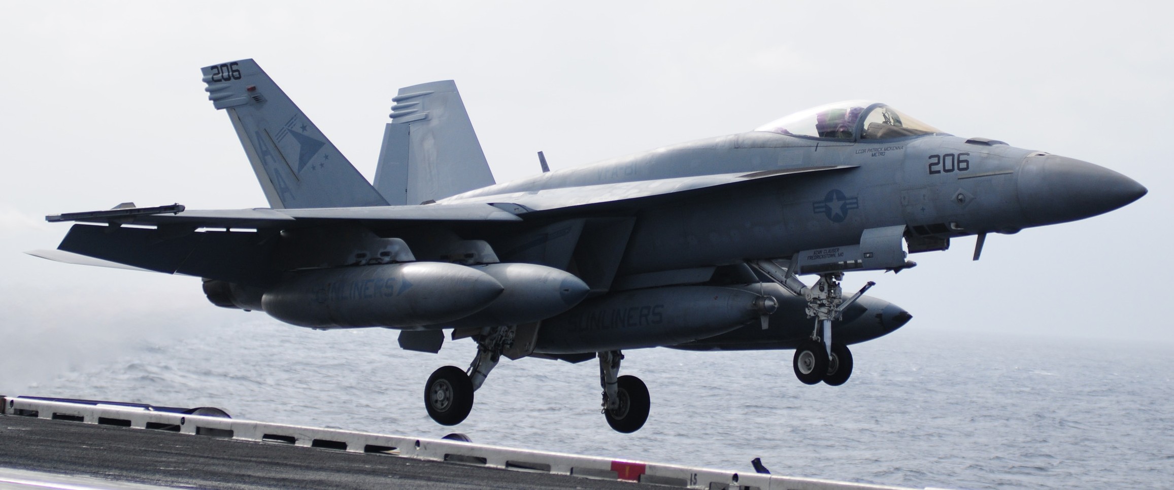 vfa-81 sunliners strike fighter squadron f/a-18e super hornet cvw-17 cvn-70 uss carl vinson 54p