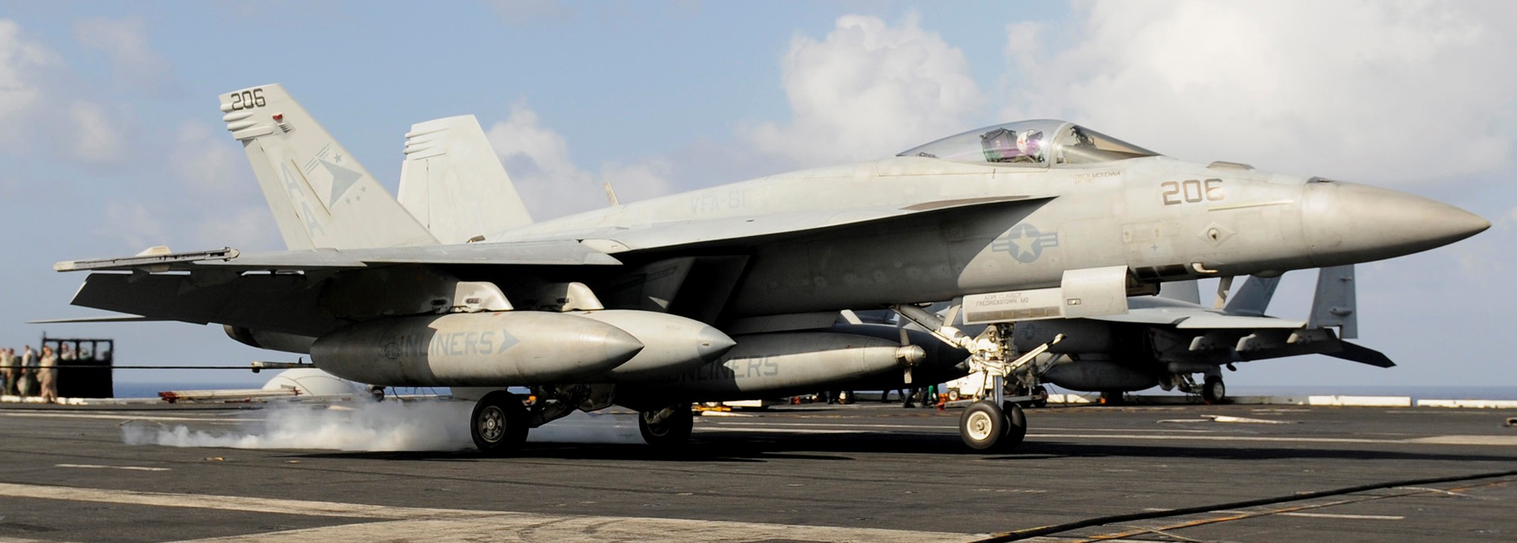 vfa-81 sunliners strike fighter squadron f/a-18e super hornet cvw-17 cvn-70 uss carl vinson 55p