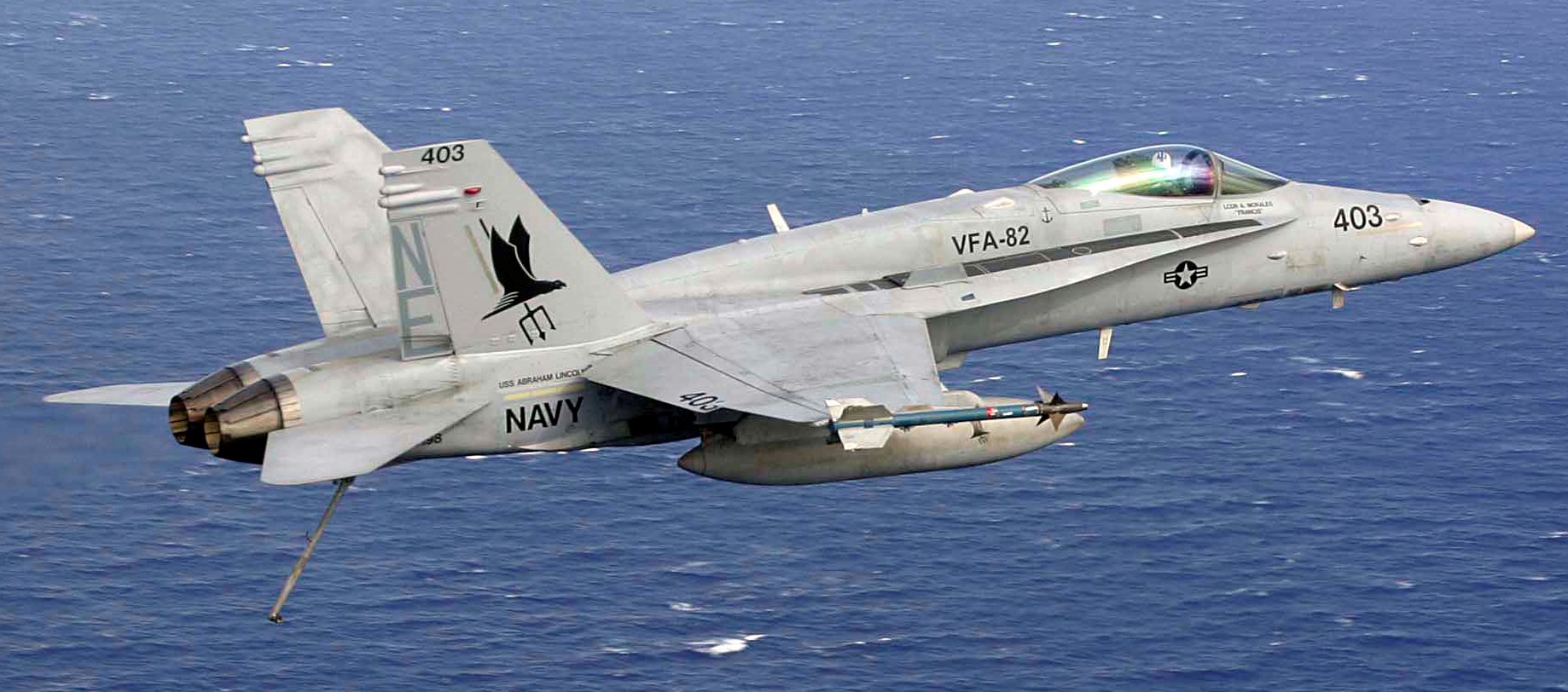 vfa-82 marauders strike fighter squadron f/a-18c hornet cvw-2 uss abraham lincoln cvn-72 40