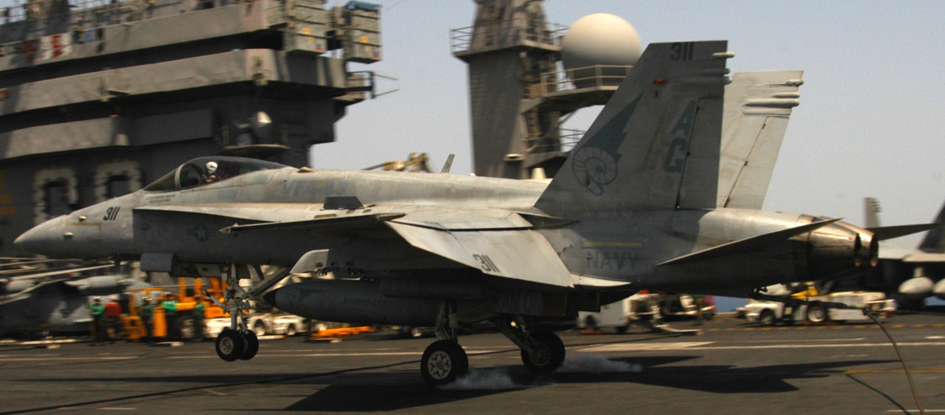 vfa-83 rampagers strike fighter squadron f/a-18c hornet cvw-7 uss dwight d. eisenhower cvn-69 21