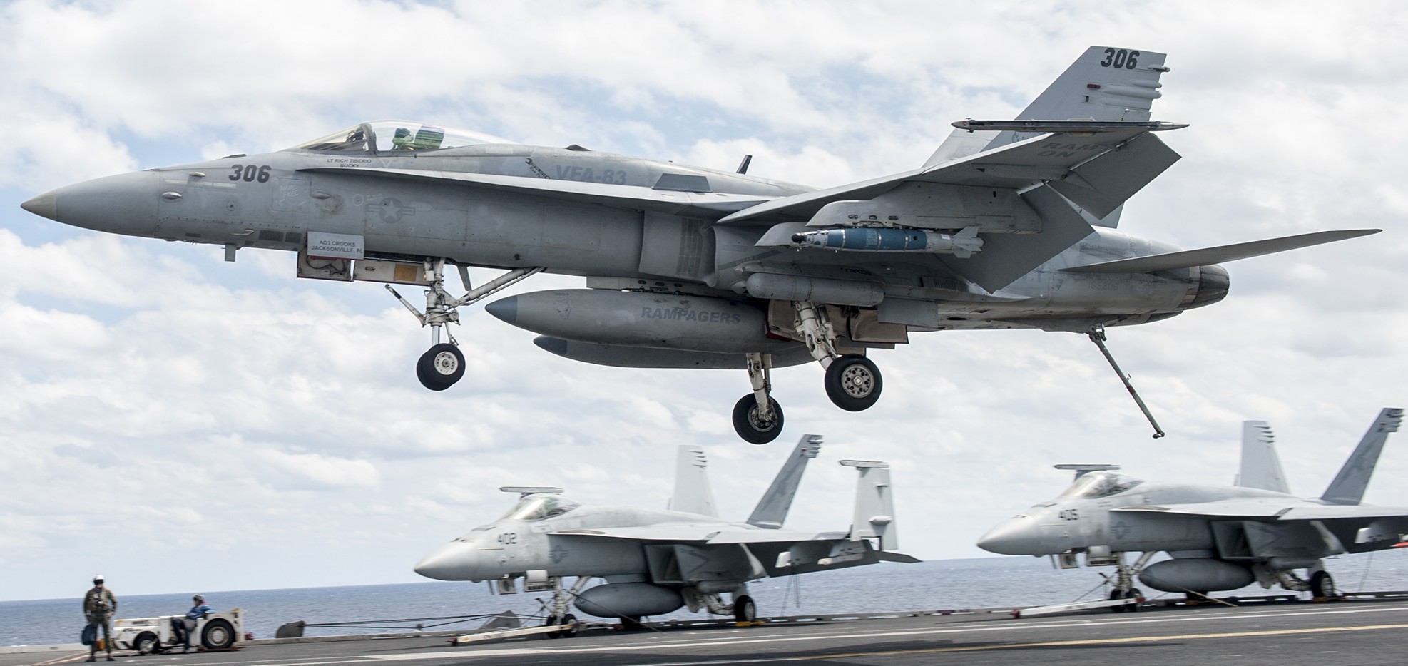 vfa-83 rampagers strike fighter squadron f/a-18c hornet cvw-7 uss harry s. truman cvn-75 31
