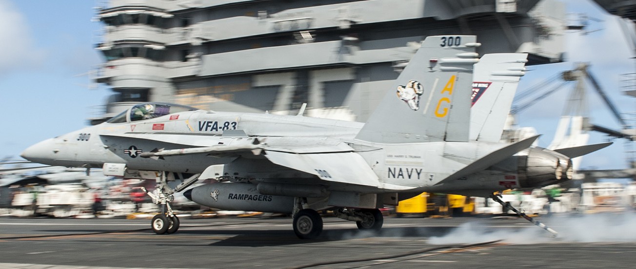vfa-83 rampagers strike fighter squadron f/a-18c hornet cvw-7 uss harry s. truman cvn-75 32