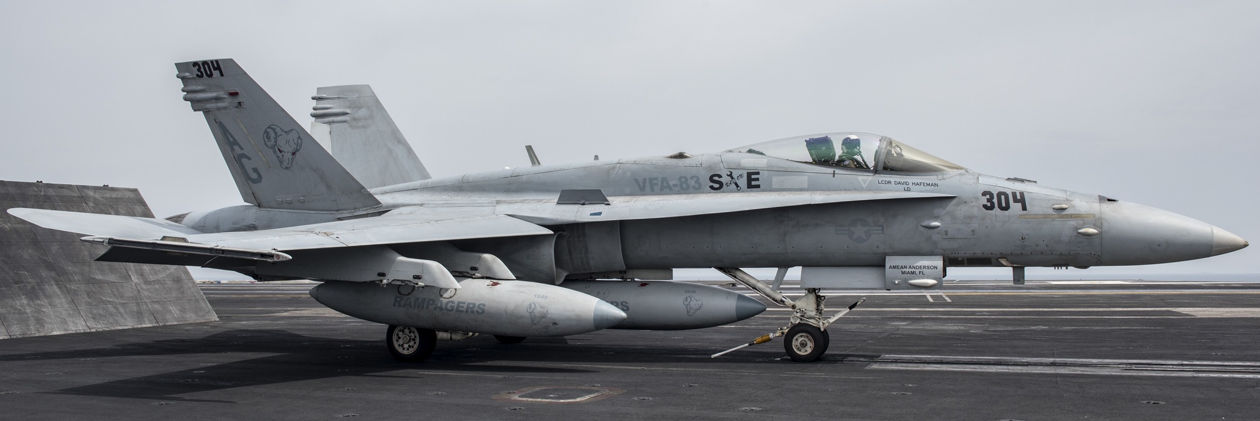 vfa-83 rampagers strike fighter squadron f/a-18c hornet cvw-7 uss harry s. truman cvn-75 37