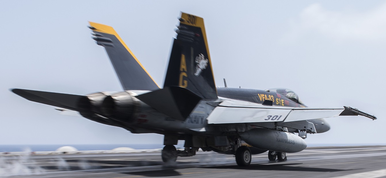 vfa-83 rampagers strike fighter squadron f/a-18c hornet cvw-7 uss harry s. truman cvn-75 42