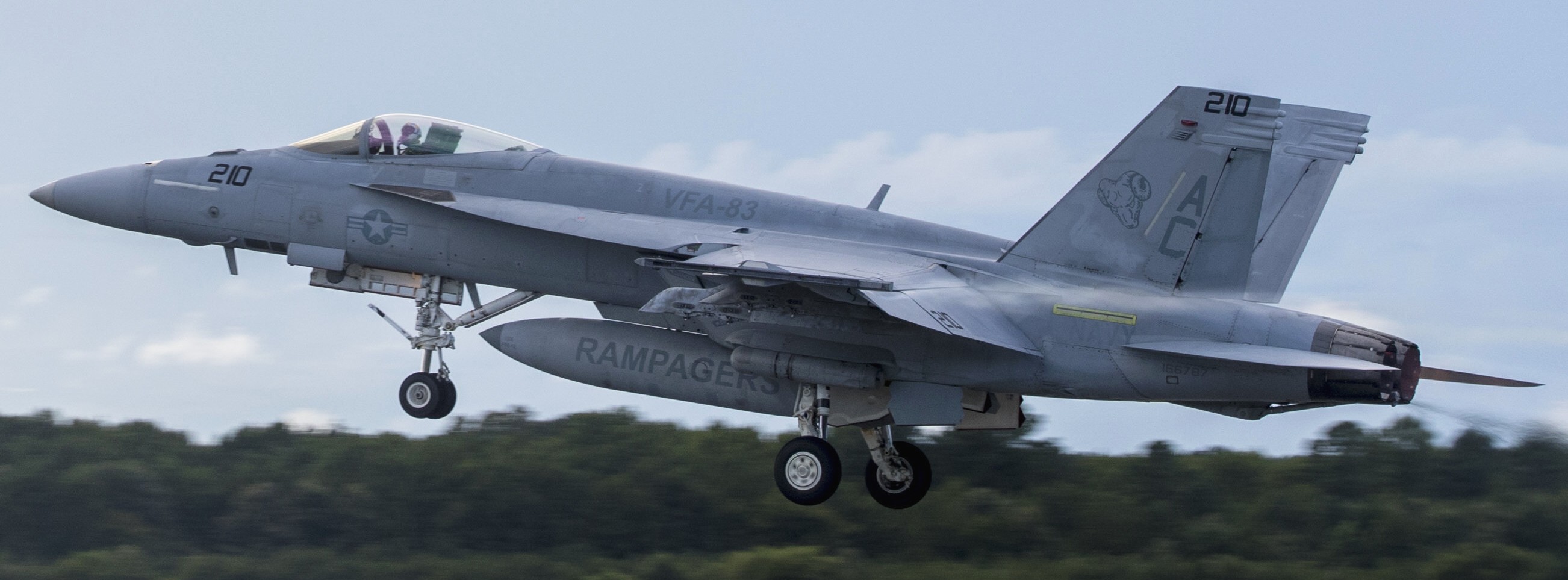 vfa-83 rampagers strike fighter squadron f/a-18e super hornet us navy nas oceana virginia 46