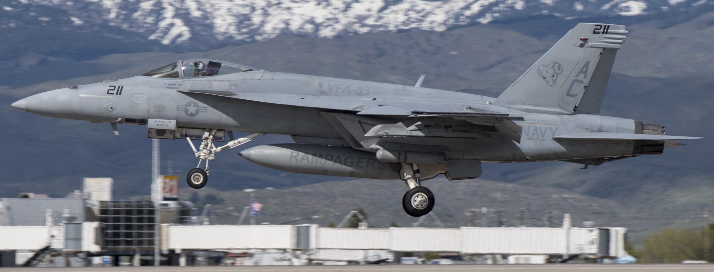vfa-83 rampagers strike fighter squadron f/a-18e super hornet us navy gowen field angb boise idaho 51