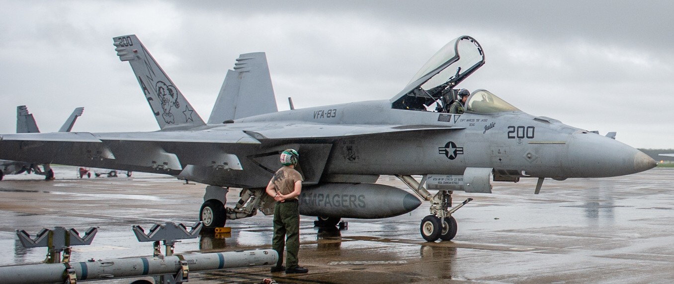 vfa-83 rampagers strike fighter squadron f/a-18e super hornet us navy nas oceana virginia 66