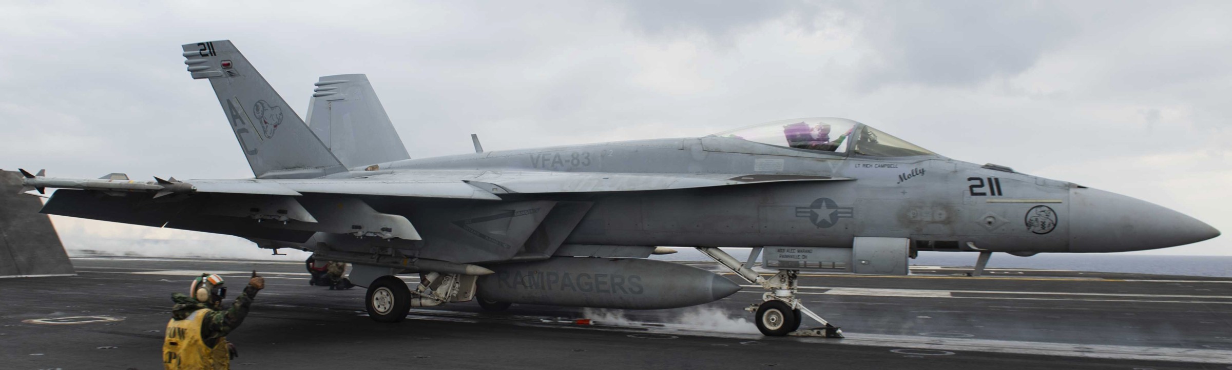 vfa-83 rampagers strike fighter squadron f/a-18e super hornet cvw-3 uss dwight d. eisenhower cvn-69 2021 87
