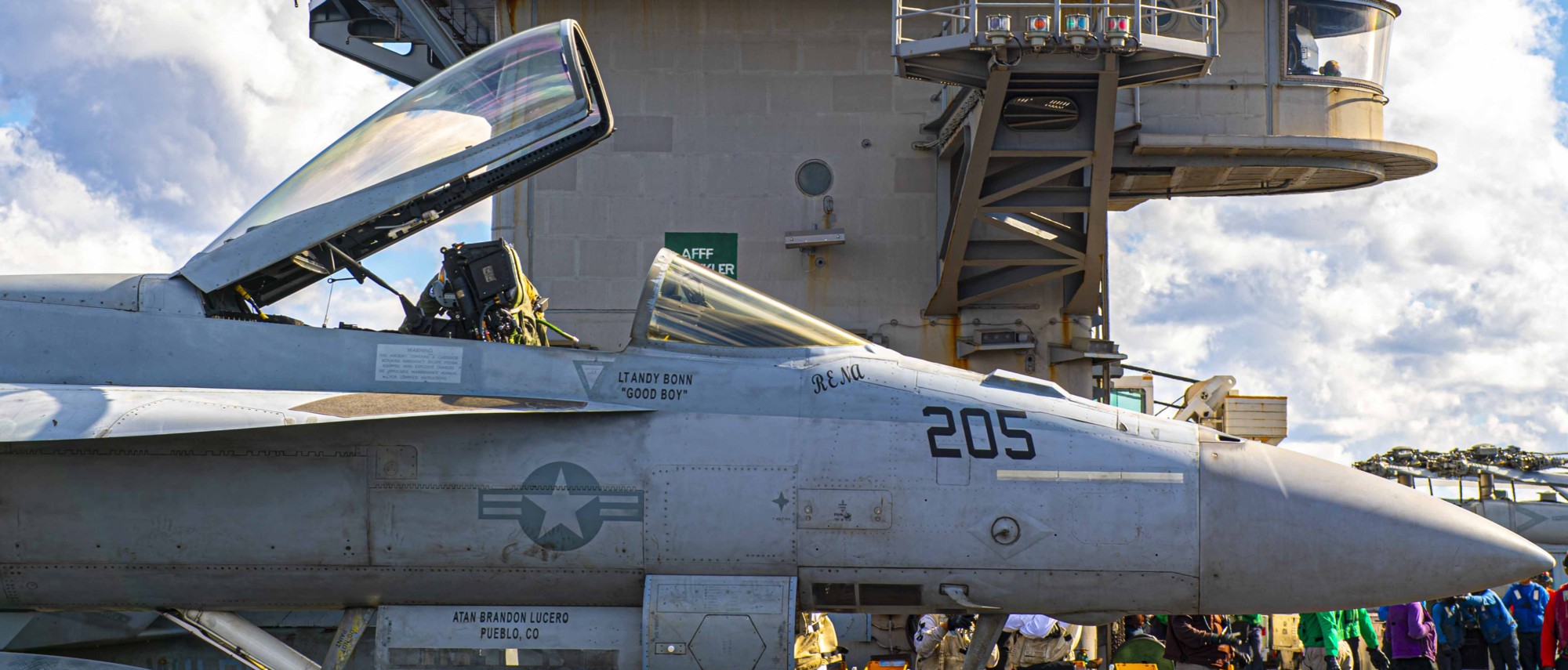 vfa-83 rampagers strike fighter squadron f/a-18e super hornet cvw-3 cvn-69 uss dwight d. eisenhower 90